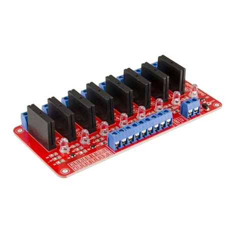 Channel Solid State Relay Module Dc Control Ac Loads Buy In