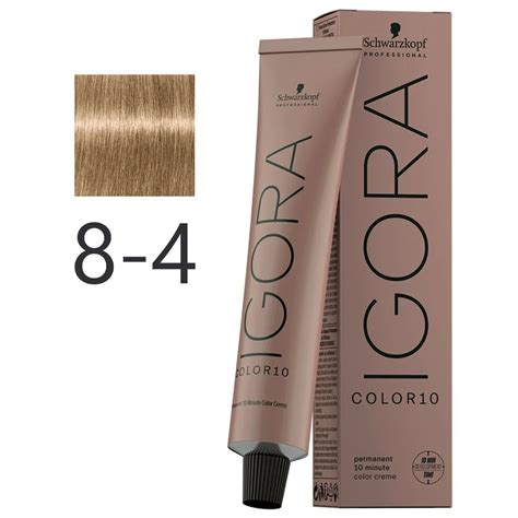 Schwarzkopf Tinte Igora Color10 8 4 Rubio Claro Beige Coserty