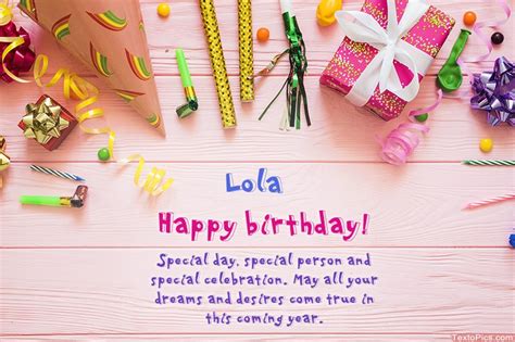 Happy Birthday Lola Pictures Congratulations