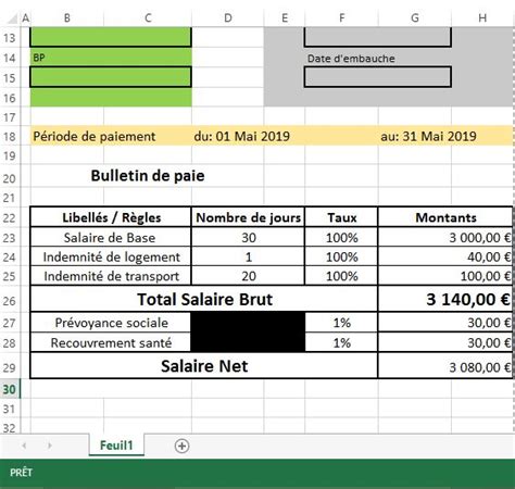 Comment Faire Une Fiche De Paie Sur Excel La Méthode Simple