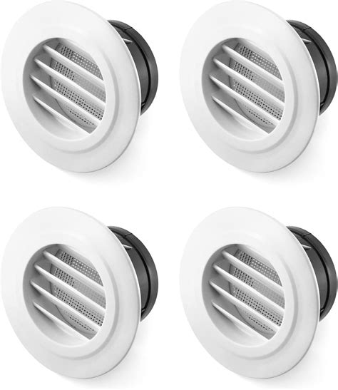 Zonon 6 Inch Stainless Steel Air Outlet Vents Round Soffit Vents Louver