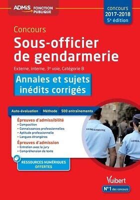 Concours Sous Officier De Gendarmerie Cat Gorie B Annales Et Sujets