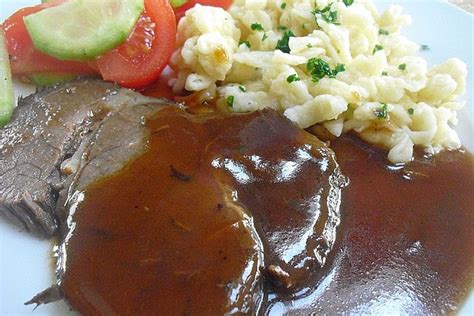 Rinderbraten in Rotweinsoße von flavio06 Chefkoch