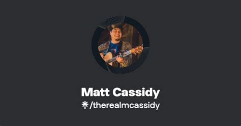 Matt Cassidy Instagram Facebook Linktree