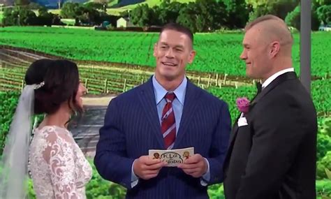 John Cena Officiates Couple's Wedding on Today Show