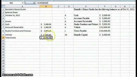 Balance Sheet Template For Small Business Excel Excel Templates