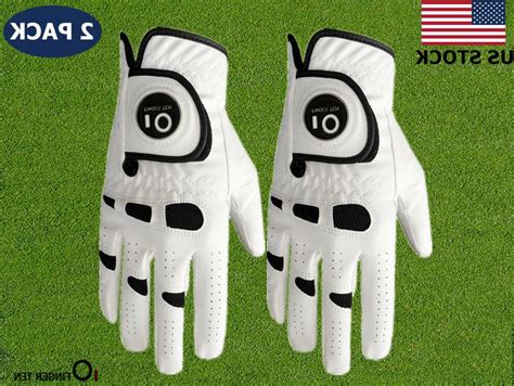 Golf Gloves Ball Marker Mens 2 Pack Value