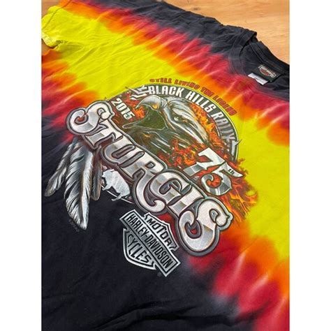 Harley Davidson Sturgis Tie Dye T Shirt Gem