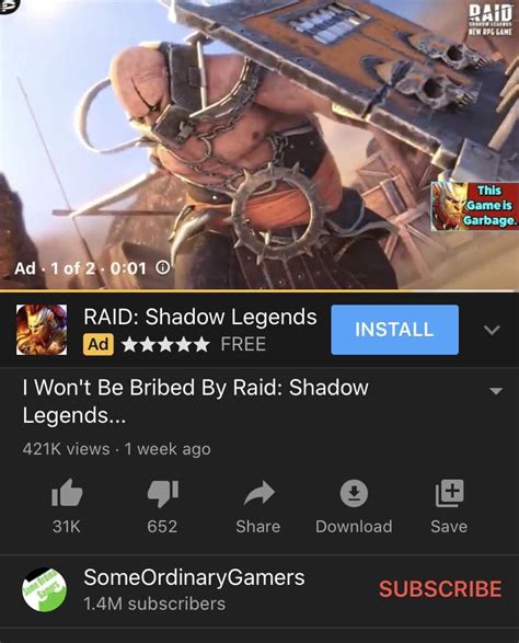 Raid shadow legends ad meme - litosclub