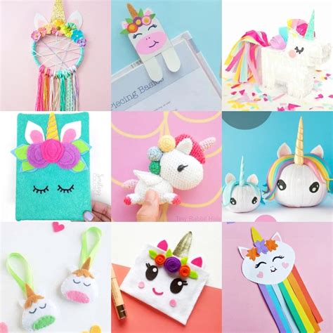 30 Unicorn Crafts Whimsical Fun For All Ages Diy Candy