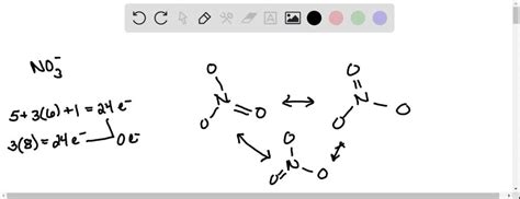 Solved Draw The Lewis Structures For Three Resonance Forms Of The