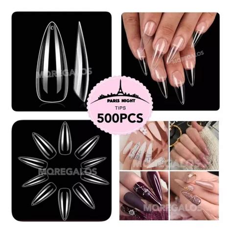 X Tips Para Soft Gel Y Press On Paris Night U As Manicur Color