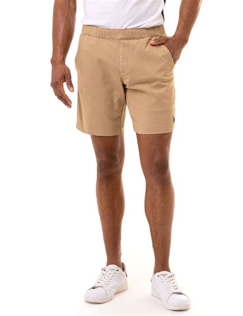 Stretch Twill Jogger Shorts Us Polo Assn