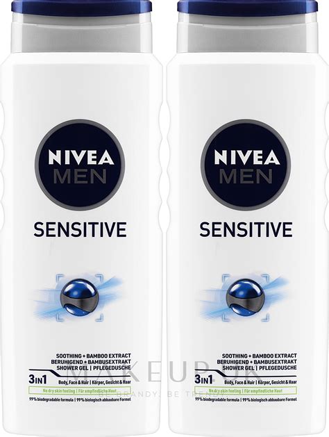 Nivea Men Sensitive Sh Gel X Ml Set Makeup Uk