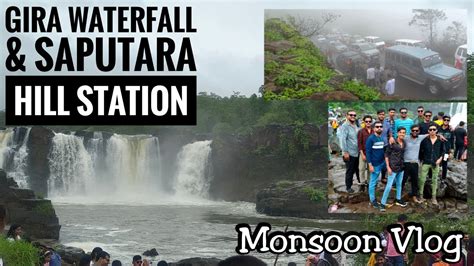 Saputara Hill Station Gira Waterfall Vlog Monsoon Season Vlog SR Views