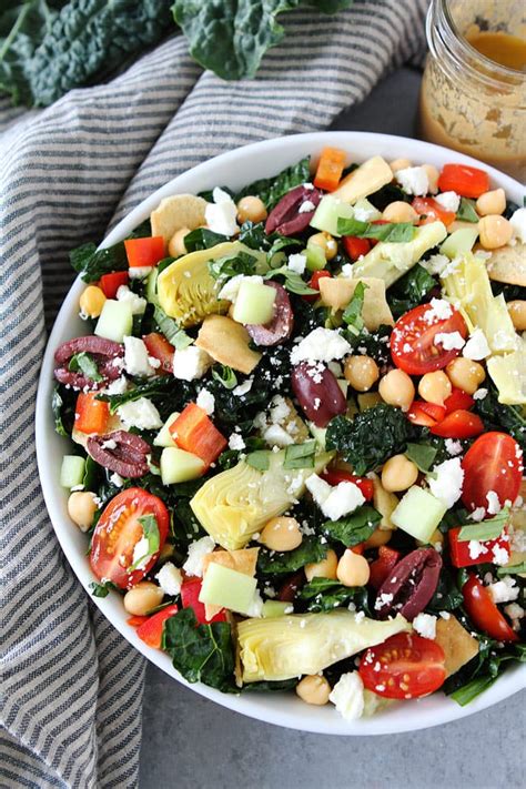 Mediterranean Kale Salad Recipe