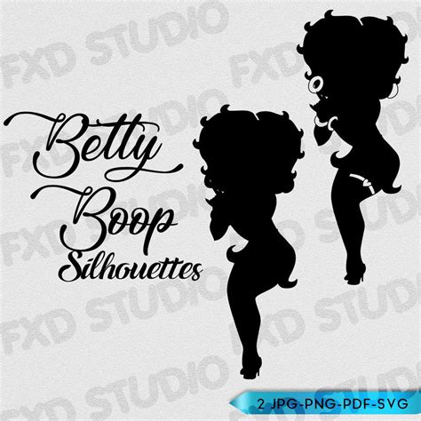 Afro Betty Boop Free Svg Duopolf