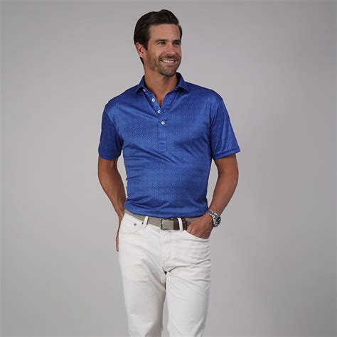 Semi Spread Collar Polo Royal Blue Desert Sky Collars And Co