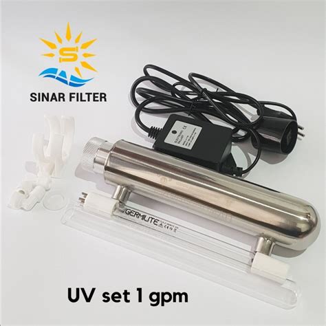 Jual Germilite UV 1 Gpm Ultraviolet Set Utk Reverse Osmosis RO Kota