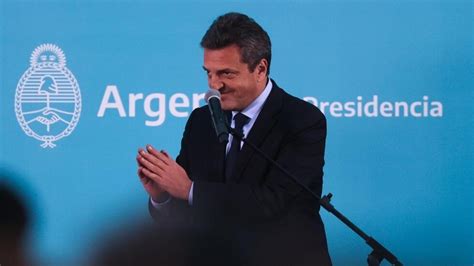 Sergio Massa Nuevo Superministro De Economía Argentino Anuncia Sus