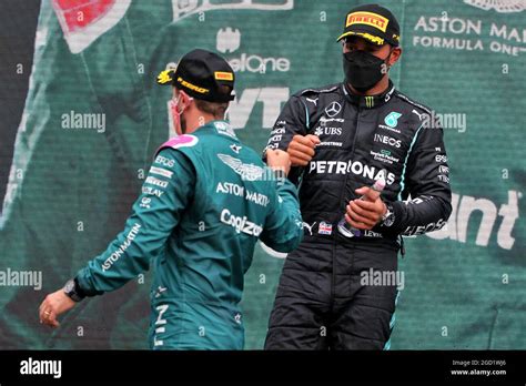 The Podium Third Placed Lewis Hamilton Hi Res Stock Photography And