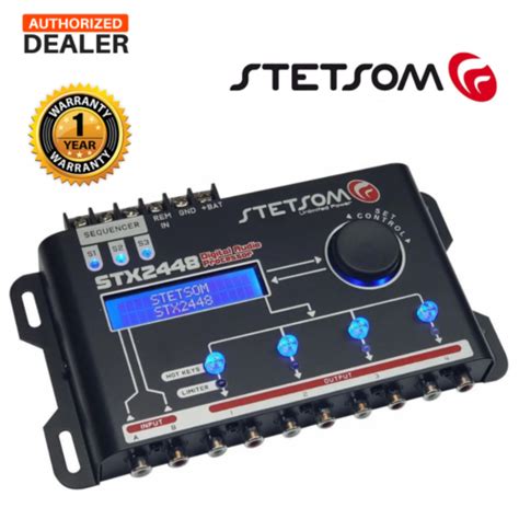 Stetsom DSP Processor STX2448 Digital Audio Equalizer Car Audio