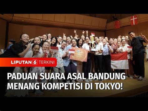 Bangga Paduan Suara Asal Bandung Menang Tokyo International Choir