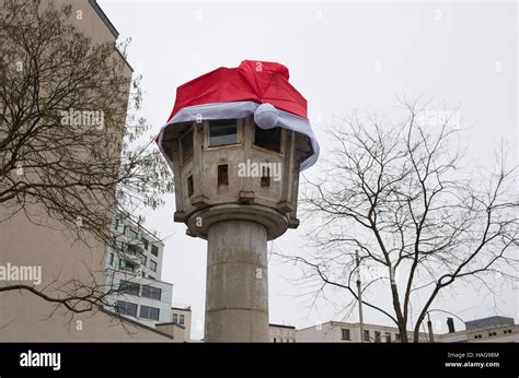 Berlin Germany 30th Nov 2016 A Red Christmas Hat On Top Of A Former