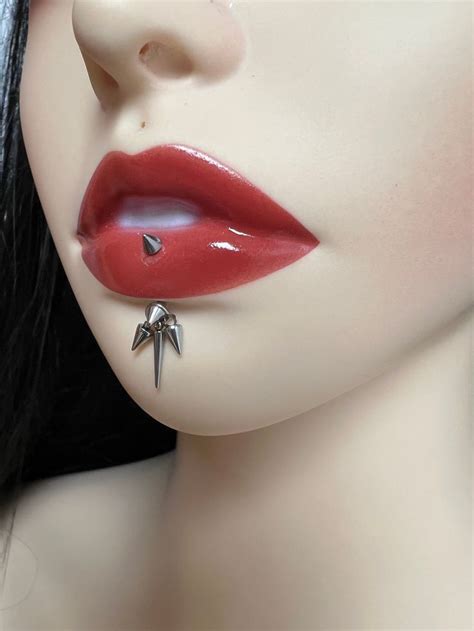 Lips Piercing Jewelry Lips Piercing With Spike Surgical Steel Labret