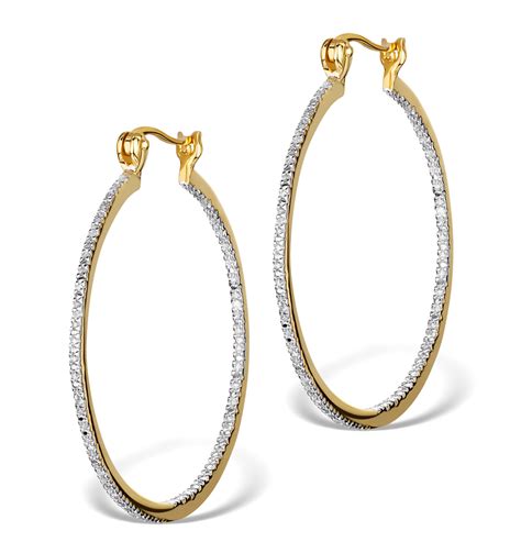 Diamond Hoop Earrings The Diamond Store