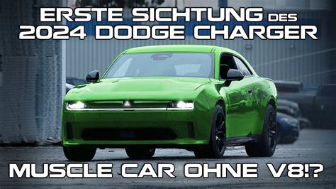 Erste Sichtung Des Dodge Charger Muscle Car Ohne V Youtube