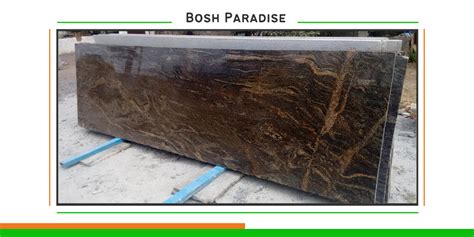 Mm Color Brown Bosh Paradise Granite For Countertops At Rs