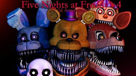 Todos Os Personagens De Fnaf 4 Librain