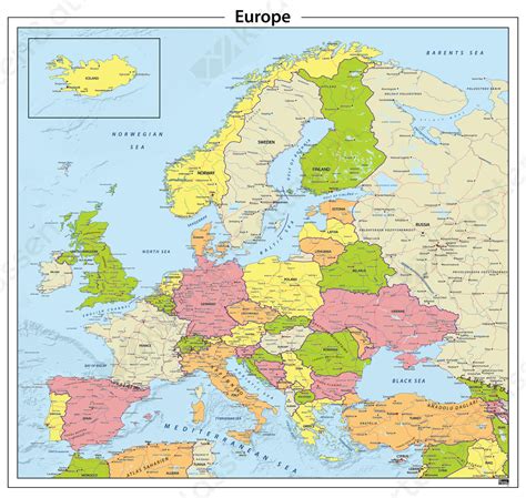 Kaart Europa Topografie Landen Kaart Europa Topografie Landen Images