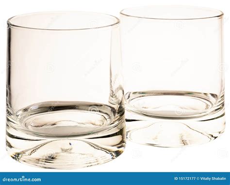 Empty Drinking Glasses Stock Image Image Of Drinking 15172177