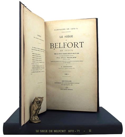 Le Siege De Belfort En By Wolff Paul Kay Craddock