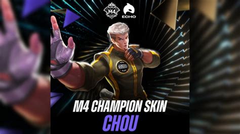 M4 Champs Echo Choose Chou For Commemorative Mlbb Skin