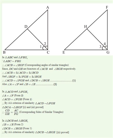 In Given Figure Cd And Gh Are Respectively The Medians Of Abc And Efg