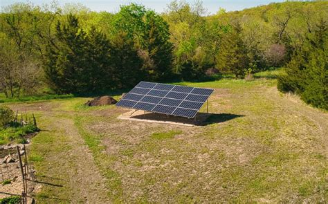 656 Kw Residential Solar Installation In Perry Kansas