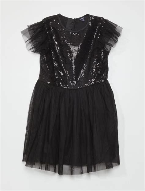 Robe A Sequins Noir