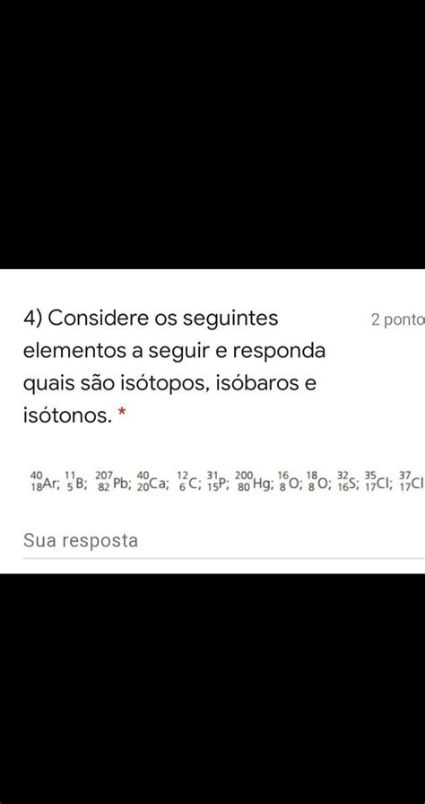 Considere Os Seguintes Elementos A Seguir E Responda Quais S O