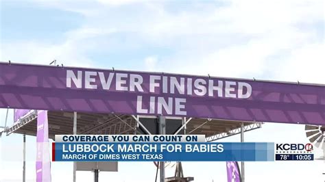 March Of Dimes Hosted Lubbock March For Babies On Saturday Youtube