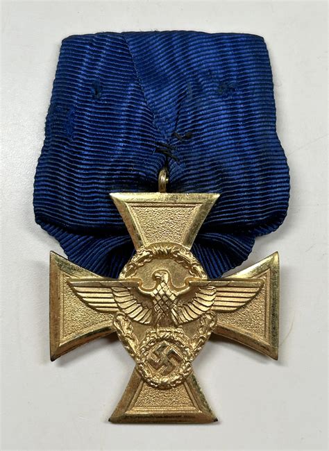 Third Reich Era German Police Year Long Service Cross