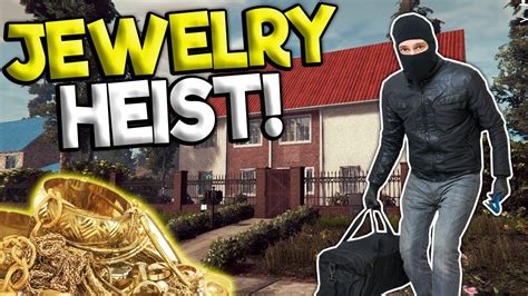 Jewelry Heist And Electronic Lock Pick Update Thief Simulator Gameplay