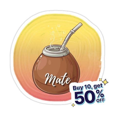 Yerba Mate Sticker For Sale By Corralmontana En Calcoman As