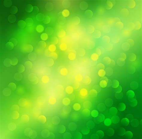 Green Bokeh Abstract Light Background Vector Free Vector Graphics