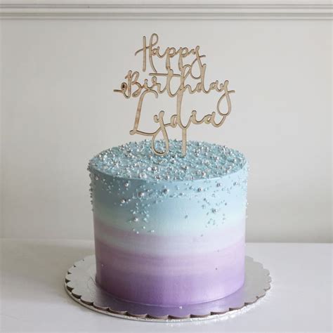 Ombre Cake Frozen Birthday Cake Frozen Birthday Party Cake Birthday