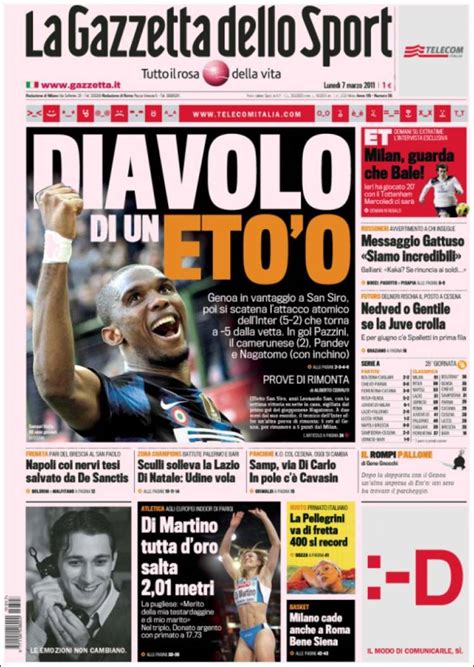 Opiniones De La Gazzetta Dello Sport