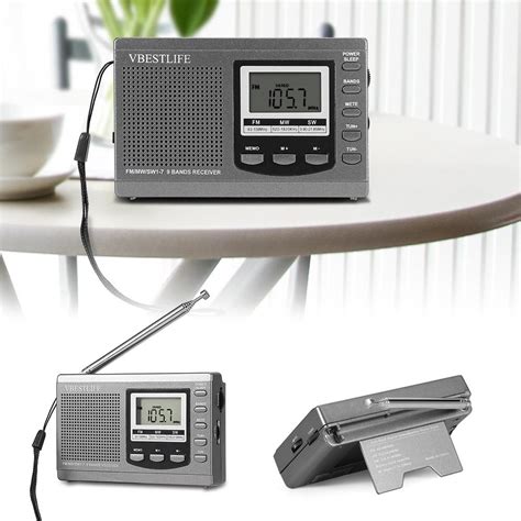 Buy Vbestlife Portable Mini Radios Fm Mw Sw Receiver W Digital Alarm