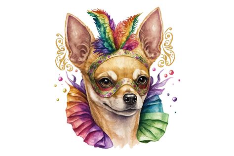 Chihuahua Mardi Gras Graphic By Gornidesign Creative Fabrica